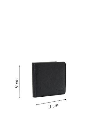 کیف پول مشکی مردانه چرم خالص Derimod - کد 3088012