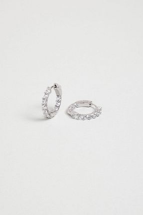 گوشواره نقره سفید زنانه 925 عیار So Chic - کد 872405892