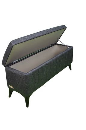 پوف و نیمکت طوسی 90 x 120 vavonni - کد 52571290
