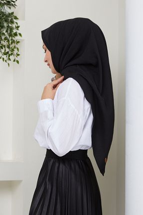 روسری مشکی پنبه ای Golden Rose - کد 872418592