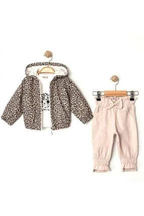 ست بالاتنه و پائین تنه قهوه ای بچه گانه بافتنی Butik - کد 869674224