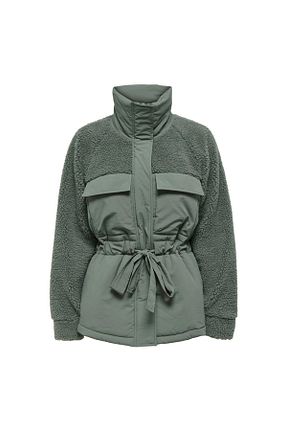 کاپشن خاکی زنانه پلی استر ONLY - کد 872440751