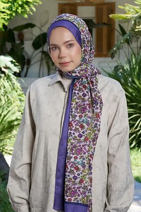 شال بنفش زنانه پلی استر Madame Polo - کد 854055573