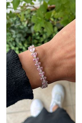 دستبند جواهر زنانه زیرکن ilk ve tek - کد 872467388