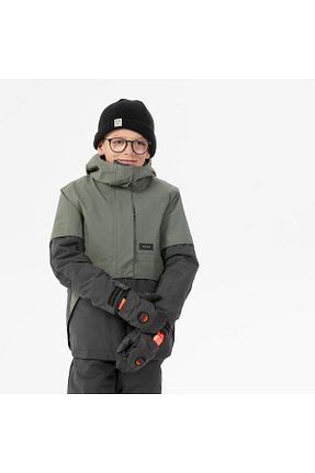 کاپشن اسکی خاکی بچه گانه Decathlon - کد 872468150