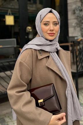 شال بژ زنانه پلی استر Madame Polo - کد 841109808