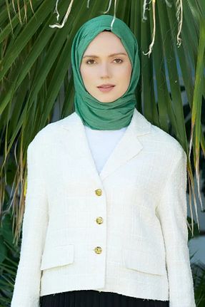 شال سبز زنانه پلی استر Madame Polo - کد 854055821