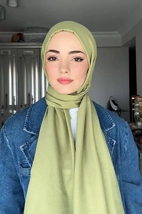 شال سبز زنانه پلی استر Madame Polo - کد 837994393