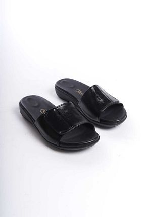 دمپائی مشکی زنانه پاشنه نازک NALİCİLER - کد 872499719