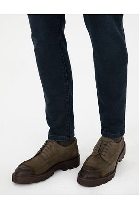 کفش کلاسیک خاکی مردانه پاشنه کوتاه (1 - 4 سانتی متر) Pierre Cardin - کد 872504639