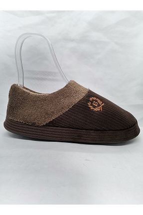 بوت خانگی قهوه ای مردانه مخملی My Hafhaf - کد 872506148