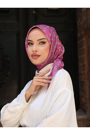 شال رنگی زنانه پنبه پلی استر OykumBone - کد 872543867