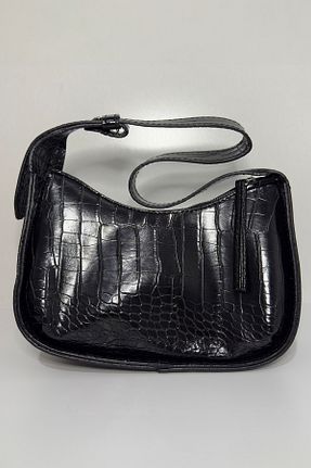 کیف دوشی مشکی زنانه چرم مصنوعی CleaBag - کد 872540647