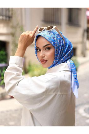 شال رنگی زنانه پنبه پلی استر OykumBone - کد 872543907