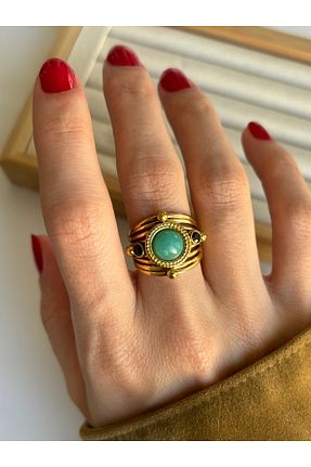 انگشتر استیل (فولاد) متالیک زنانه استیل (فولاد) ringbox - کد 872544018