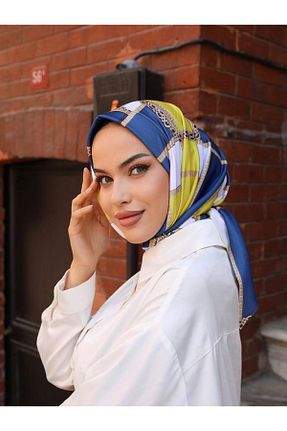 شال رنگی زنانه پنبه پلی استر OykumBone - کد 872543877