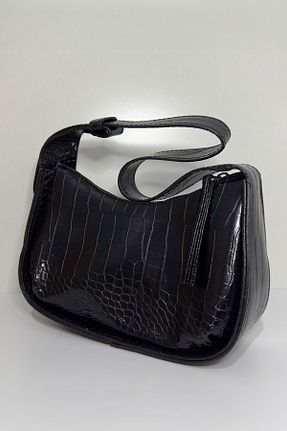 کیف دوشی مشکی زنانه چرم مصنوعی CleaBag - کد 872540647