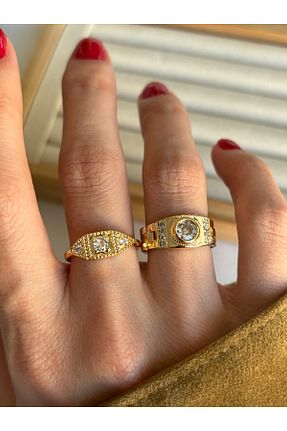 انگشتر جواهر متالیک زنانه زیرکن ringbox - کد 872548542