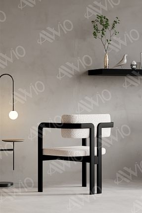 صندلی آشپزخانه بژ فلزی Avvio - کد 872568314