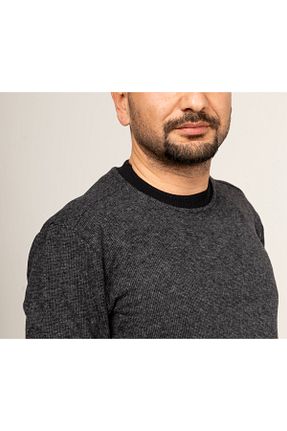 پلیور مشکی مردانه ساده GÜÇLÜ - کد 872575411