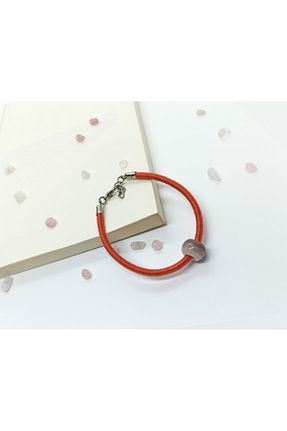 دستبند جواهر نارنجی زنانه منجق COOL&RELAX - کد 872566803