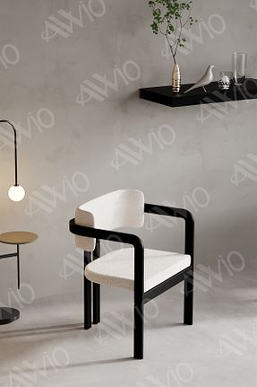 صندلی آشپزخانه بژ فلزی Avvio - کد 872568314