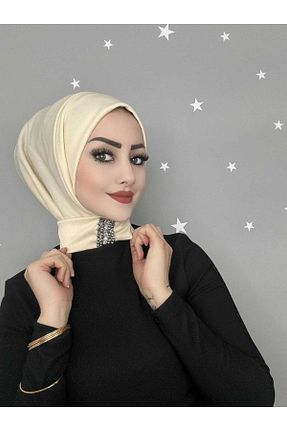 کلاه شنای حجاب بژ زنانه OykumBone - کد 872559879