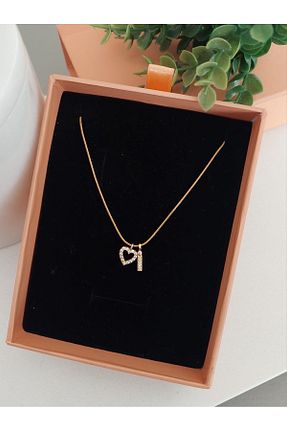 گردنبند استیل ( فولاد ) طلائی زنانه استیل (فولاد) LUCKY ACCESSORIES - کد 815393555