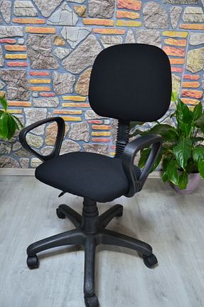 صندلی مطالعه مشکی ثابت COVER TEKSTİL - کد 871954643