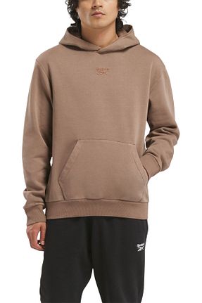 سوئیشرت قهوه ای مردانه ساده Reebok - کد 872799866