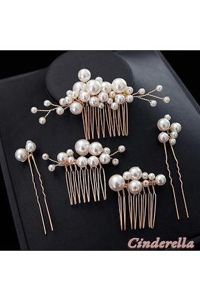 تاج سبز زنانه مروارید Cinderella - کد 842788474