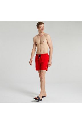 شلوارک ساحلی قرمز مردانه پلی استر Nautica - کد 680122391