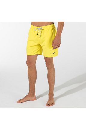 شلوارک ساحلی زرد مردانه پلی استر Nautica - کد 680118368