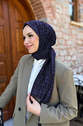 شال آبی زنانه پلی استر Armine - کد 872906650