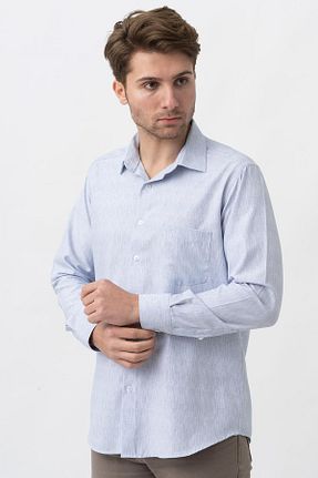 پیراهن سرمه ای مردانه اسلیم فیت White Stone - کد 790813597