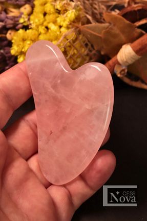 ابزار ماساژ صورت صورتی Gua Sha CessNova - کد 834415363