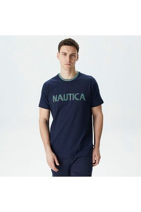 تیشرت سرمه ای مردانه رگولار Nautica - کد 817950020