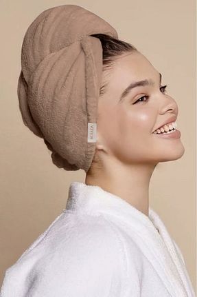 حوله قهوه ای پنبه ای RU RUIADA - کد 872507681
