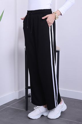شلوار گرمکن حجاب مشکی زنانه رگولار İmajButik - کد 867625865