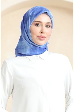 روسری بنفش 90 x 90 sefamerve - کد 872942841