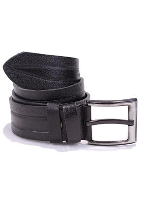 کمربند مشکی مردانه چرم خالص DAGOSTER - کد 869955807