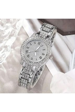 ست ساعت مچی طوسی زنانه فلزی Eloditakı - کد 872944862