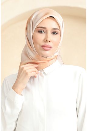 روسری طلائی 90 x 90 sefamerve - کد 872944007