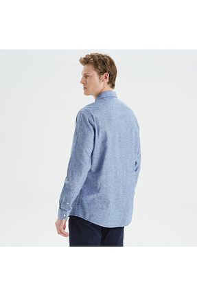 پیراهن آبی مردانه رگولار Nautica - کد 680115636