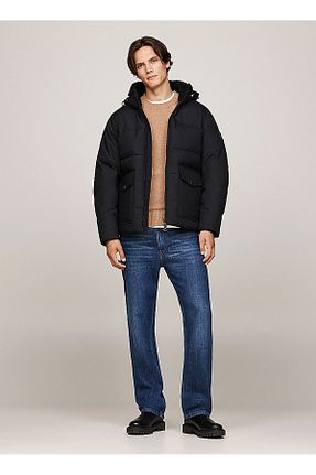 کاپشن مشکی مردانه بدون آستر Tommy Hilfiger - کد 872966777
