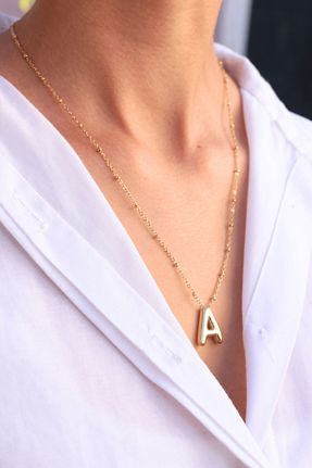 گردنبند استیل ( فولاد ) طلائی زنانه استیل (فولاد) Mimas Jewelry - کد 860275022