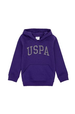 سوئیشرت بنفش بچه گانه ساده U.S. Polo Assn. - کد 872958179