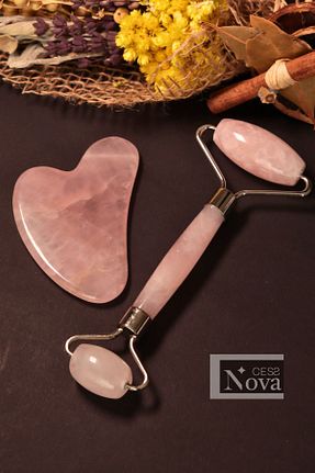 ابزار ماساژ صورت صورتی Gua Sha Genel Markalar - کد 834233969