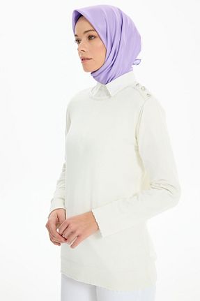 بلوز حجاب نباتی زنانه رگولار Tuğba - کد 872970474