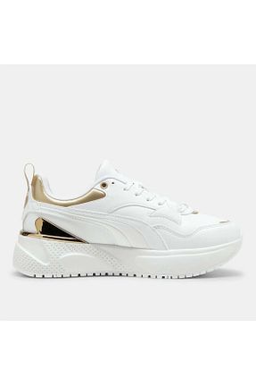 کفش اسنیکر سفید زنانه بند دار Puma - کد 872970055